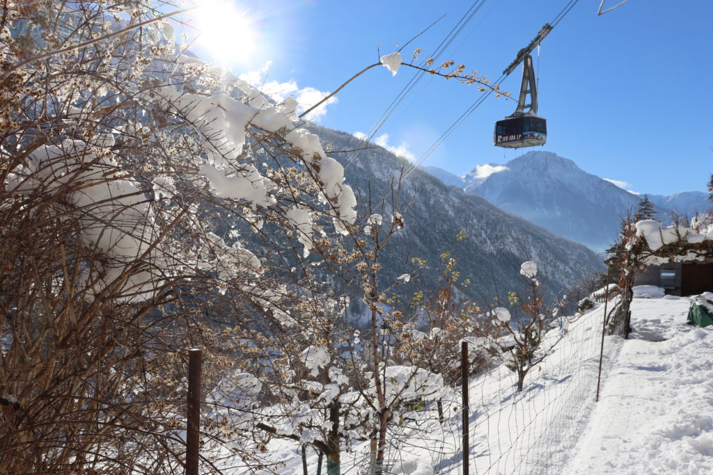 Seilbahn Richtung Riederalp