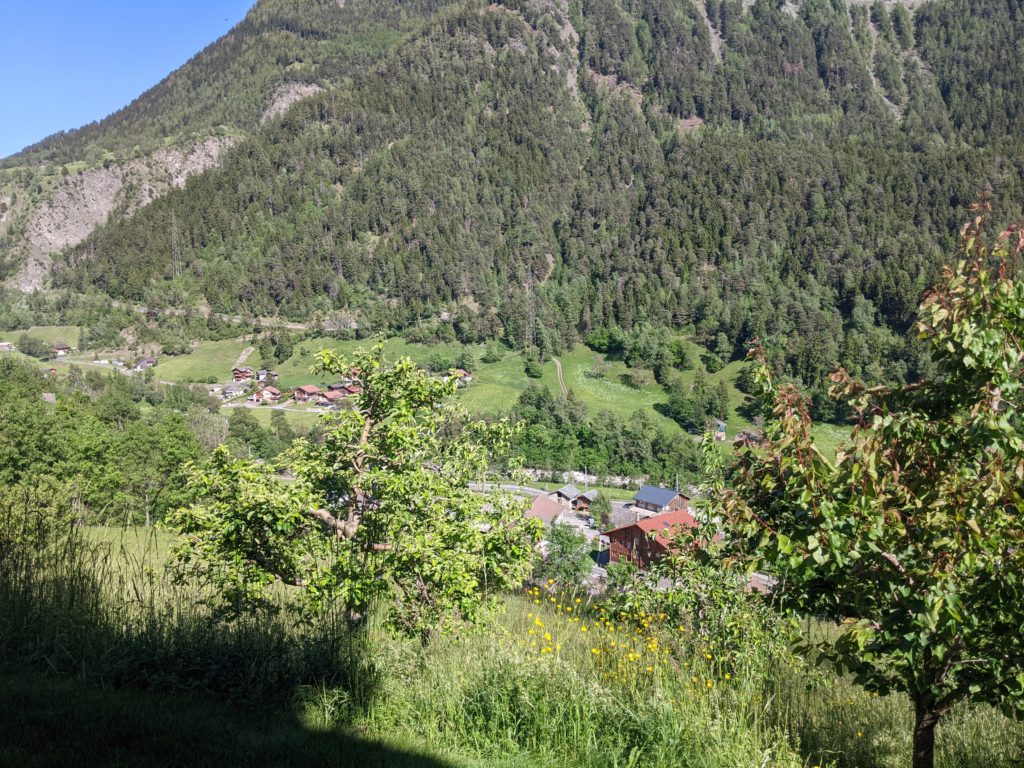 Ausblick Richtung Mörel